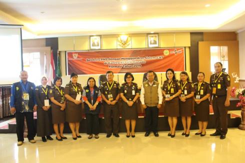 Kegiatan SKD Pengadaan CPNS  Kejaksaan RI Tahun Anggaran 2019 Dengan Sistem CAT Dibuka Wakajati