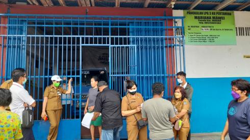 PT.Pertamina Sidak Agen Pangkalan LPG Bersama Pemkot Bitung