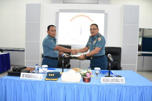 Hasil Wasrik It Koarmada Diserahkan Kepada Wadan Lantamal VIII