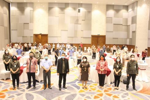 Monev Program Jasa Konstruksi Pada proyek Pemerintah Kab/Kota oleh BPJS Ketenagakerjaan Dibuka Kajati Sulut