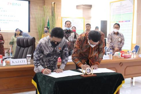 Kejaksaan Agung Bersama Kejati se-Indonesia Serentak Mengikat Kerjasama Dengan BNI, Tak Ketinggalan Kejati Sulut