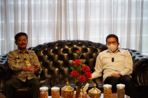 Jaksa Agung Menerima Kunker Menteri Pertanian