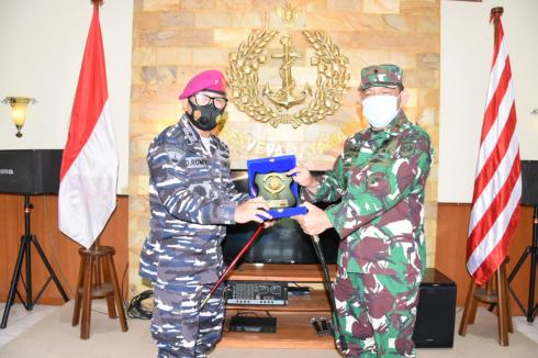 Danlantamal VIII Terima Kunjungan Danguspurla Koarmada II