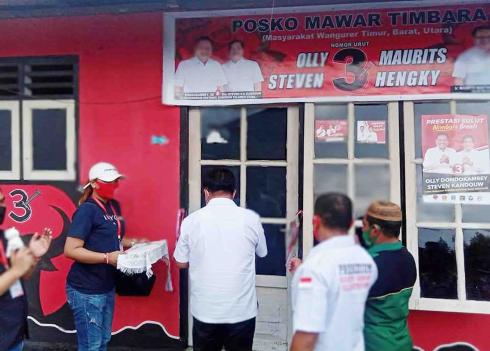 Mantiri Resmikan Posko OD-SK, MM-HH