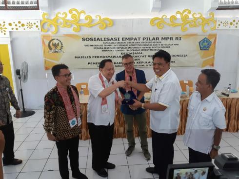 MPR dan DPD Sosialisasi 4 Pilar di Sangihe