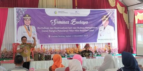 Seminar Seni Budaya Bolaang Mongondow, Nayodo Ajak Masyarakat Lestarikan Budaya Bolaang Mongondow