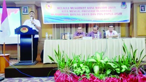 Hengky Kawalo Pimpin KONI Manado