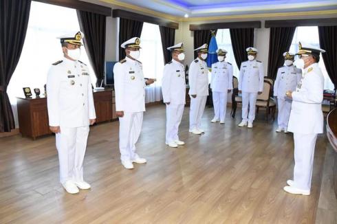 Tiga Asisten Danlantamal VIII Serta Satu Komandan Pangkalan Sandang Pangkat Kolonel