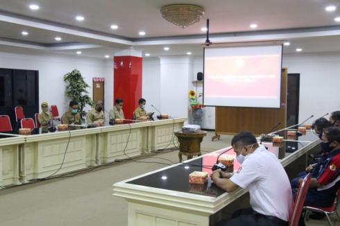 Serikat Buruh Bahas UU Omnibus Law dengan Pjs Gubernur Fatoni