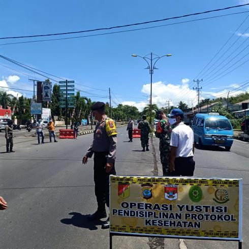Operasi Yustisi Minsel Jaring Puluhan Warga Pelanggar Protokol Kesehatan