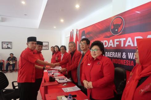 BERKAH Daftar di PDIP,Target 85 Persen Suara