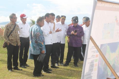 Jokowi Pantau KEK Minut