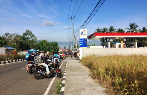 Stok Premium di SPBU Kotamobagu Kurang