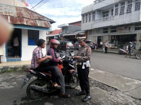 Satlantas Polres Minahasa Gelar Operasi Kasat Mata 50 Pelanggar Terjaring