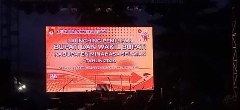 KPU Minsel launching Pilkada 2020, Kapolres : Tetap jaga persatuan 