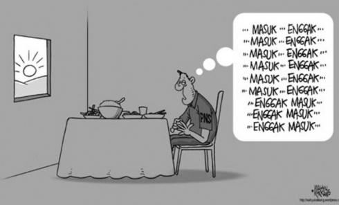 Tidak Disiplin, Camat Dumoga Tengah ‘Dihukum’