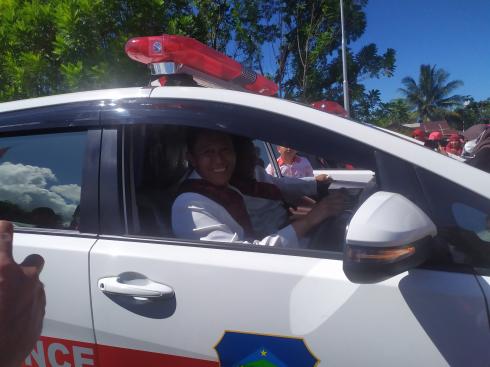 Tingkatkan Pelayanan Kesehatan, Puskesmas di Bolsel dihadiahi 9 Unit Ambulance