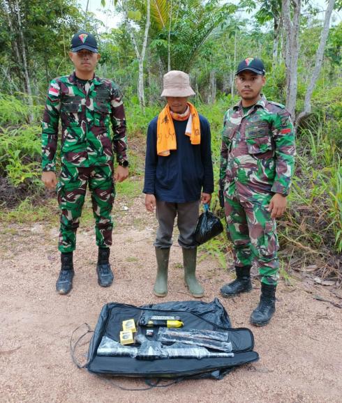 Pamtas Gagalkan Penyeludupan Senjata Angin ke Malaysia
