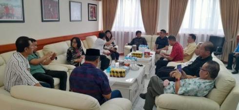 Ketua DPRD Kotamobagu Terima Kunjungan Kerja DPRD Provinsi Sulut