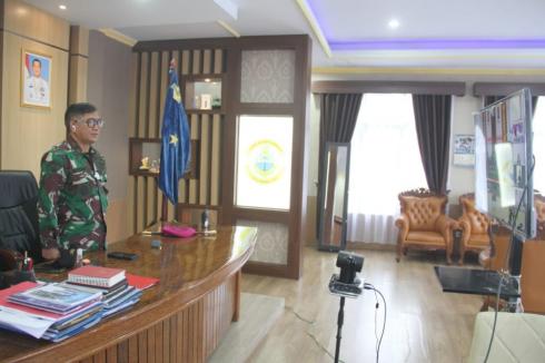 Danlantamal VIII Ikuti Rapat Pengangkatan Gub dan Wagub Sulut 2021 - 2026