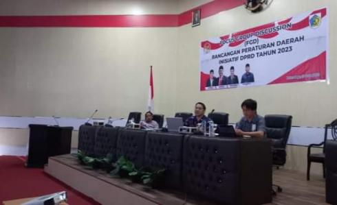 DPRD Kotamobagu Gelar FGD Ranperda Inisiatif Dewan Tahun 2023