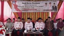 Bupati dan Wabup Pimpin Apel Kerja Perdana Tahun 2024