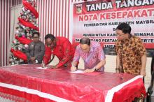 Kerjasama Bidang Pertanian dan Peternakan Oleh Minahasa dan Maybrat 