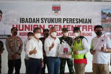 Bansos Kanwil Kemenkumham Sulut Bagi Korban Bencana Alam Abrasi Pantai Amurang