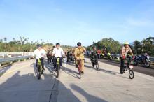 Wagub Tinjau Ruas Jalan Tol Manado-Bitung 