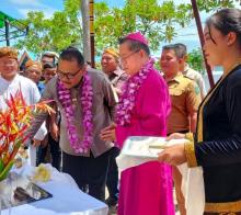 Bupati Bolmong Resmikan Gedung Gereja Santo Yusuf