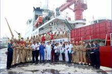 Awal Tahun 2018, Taruna BDP MInsel Berkunjung Ke Kapal Riset China, RV. Kexue