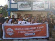 Sosialisasi Internet Pedesaan, Net1 ‘Kumpul Desa’ Lembeh Utara 