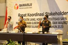 Hadiri Rakor Stakeholder Anti Politik Uang, Hoax dan Politisasi Sara Pada Pilkada Sulut, Berikut Harapan Kajati