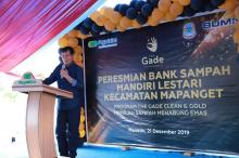 Resmikan Bank Sampah Mandiri Lestrasi Mapanget,Walikota : Bank Sampah, Solusi Terbaik Mengatasi Persoalan Sampah