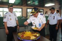 BDP Minsel Menggelar Syukuran Sekaligus Sertijab di Atas Kapal