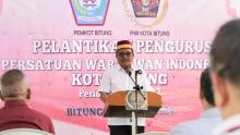 Wali Kota Hadiri Pelantikan PWI Kota Bitung