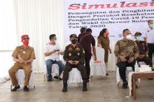 Kajati Sulut Pantau Simulasi Pemungutan dan Penghitungan Suara di TPS Yang Terapkan Protokoler COVID-19