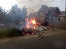 Satu Rumah di Langowan Dilalap Sijago Merah