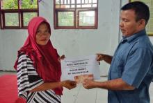 Awal Mei, 10 KPM Sangkub III Kembali Ketiban Bansos Dana Desa Tahun 2024