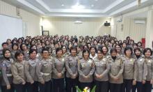 Polwan Polda Sulut Jumpa Brigjen Pol Dra. Sri Handayani di Mapolresta Manado