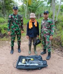 Pamtas Gagalkan Penyeludupan Senjata Angin ke Malaysia