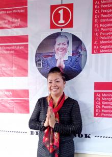 Dukungan Masyarakat, Detty Rambing Maju Kandidat Kumtua Desa Pineleng Satu