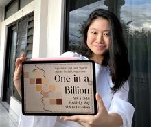 Masuk Top 12 Finalis Ambassador of Public Health AMSA-Indonesia, Elvina Maria Pangestu Kampanyekan 