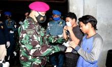 Danlantmal VIII Pantau Penerapan Prokes Covid-19 di Pelabuhan